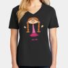Ladies Core Cotton V-Neck Tee Thumbnail
