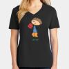 Ladies Core Cotton V-Neck Tee Thumbnail