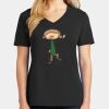 Ladies Core Cotton V-Neck Tee Thumbnail