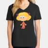 Ladies Core Cotton V-Neck Tee Thumbnail