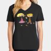 Ladies Core Cotton V-Neck Tee Thumbnail
