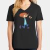 Ladies Core Cotton V-Neck Tee Thumbnail