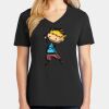 Ladies Core Cotton V-Neck Tee Thumbnail