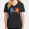 Ladies Core Cotton V-Neck Tee Thumbnail