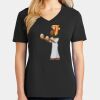 Ladies Core Cotton V-Neck Tee Thumbnail