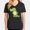 Ladies Core Cotton V-Neck Tee Thumbnail