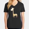 Ladies Core Cotton V-Neck Tee Thumbnail