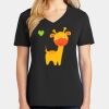 Ladies Core Cotton V-Neck Tee Thumbnail