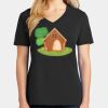 Ladies Core Cotton V-Neck Tee Thumbnail