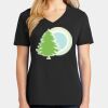 Ladies Core Cotton V-Neck Tee Thumbnail