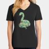 Ladies Core Cotton V-Neck Tee Thumbnail