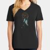 Ladies Core Cotton V-Neck Tee Thumbnail