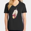 Ladies Core Cotton V-Neck Tee Thumbnail