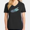 Ladies Core Cotton V-Neck Tee Thumbnail