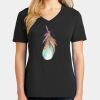 Ladies Core Cotton V-Neck Tee Thumbnail
