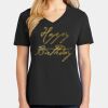 Ladies Core Cotton V-Neck Tee Thumbnail