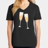 Ladies Core Cotton V-Neck Tee Thumbnail