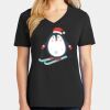 Ladies Core Cotton V-Neck Tee Thumbnail