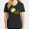 Ladies Core Cotton V-Neck Tee Thumbnail