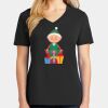 Ladies Core Cotton V-Neck Tee Thumbnail