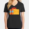 Ladies Core Cotton V-Neck Tee Thumbnail