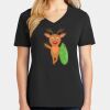 Ladies Core Cotton V-Neck Tee Thumbnail