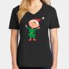 Ladies Core Cotton V-Neck Tee Thumbnail