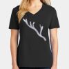 Ladies Core Cotton V-Neck Tee Thumbnail