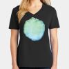 Ladies Core Cotton V-Neck Tee Thumbnail