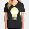 Ladies Core Cotton V-Neck Tee Thumbnail