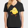 Ladies Core Cotton V-Neck Tee Thumbnail