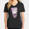 Ladies Core Cotton V-Neck Tee Thumbnail