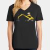 Ladies Core Cotton V-Neck Tee Thumbnail