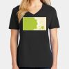 Ladies Core Cotton V-Neck Tee Thumbnail