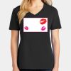 Ladies Core Cotton V-Neck Tee Thumbnail