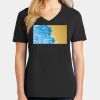 Ladies Core Cotton V-Neck Tee Thumbnail