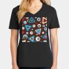 Ladies Core Cotton V-Neck Tee Thumbnail