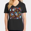 Ladies Core Cotton V-Neck Tee Thumbnail