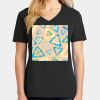 Ladies Core Cotton V-Neck Tee Thumbnail
