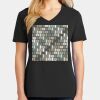 Ladies Core Cotton V-Neck Tee Thumbnail