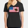 Ladies Core Cotton V-Neck Tee Thumbnail
