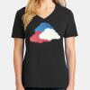 Ladies Core Cotton V-Neck Tee Thumbnail