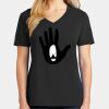 Ladies Core Cotton V-Neck Tee Thumbnail