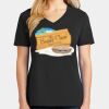 Ladies Core Cotton V-Neck Tee Thumbnail