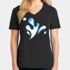 Ladies Core Cotton V-Neck Tee Thumbnail