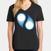 Ladies Core Cotton V-Neck Tee Thumbnail
