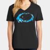 Ladies Core Cotton V-Neck Tee Thumbnail
