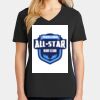 Ladies Core Cotton V-Neck Tee Thumbnail
