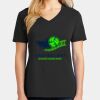 Ladies Core Cotton V-Neck Tee Thumbnail
