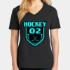 Ladies Core Cotton V-Neck Tee Thumbnail